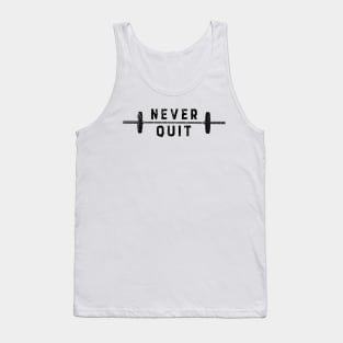 NEVER QUIT Tank Top